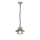 Copenhagen Outdoor Pendant Lantern - Coastal Silver Finish