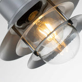 Copenhagen Outdoor Pendant Lantern - Coastal Silver Finish
