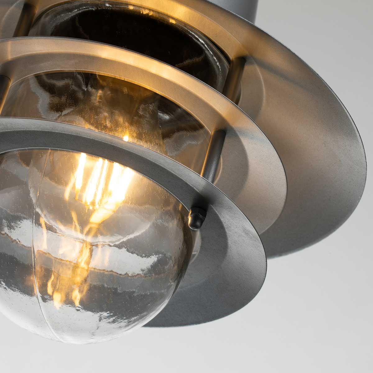 Copenhagen Outdoor Pendant Lantern - Coastal Silver Finish