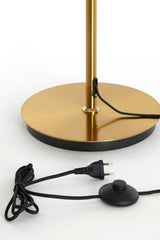Golden Glow Twin-Glass Floor Lamp, 155 cm