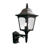 Black Chapel Wall Lantern - Timeless Outdoor Lighting Fixture