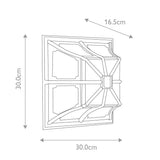 Chapel Black Flush Mount Ceiling Lantern