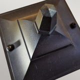 Elegant Black Chapel Pillar Lantern