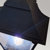 Elegant Black Chapel Half Lantern