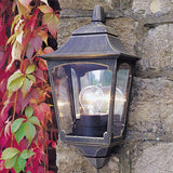 Elegant Black Chapel Half Lantern