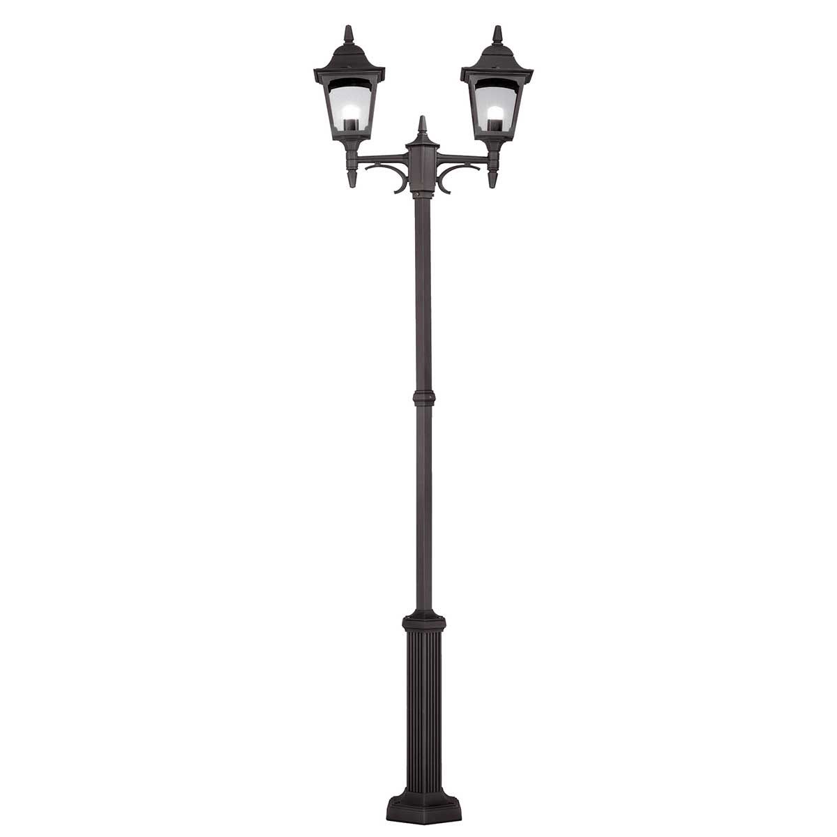 Chapel Black Twin Post Outdoor Lantern