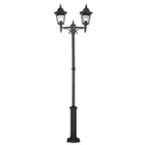 Chapel Black Twin Post Outdoor Lantern