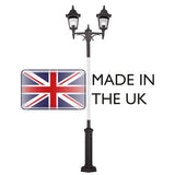 Chapel Black Twin Post Outdoor Lantern