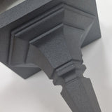 Chapel 1 Light Chain Lantern Black