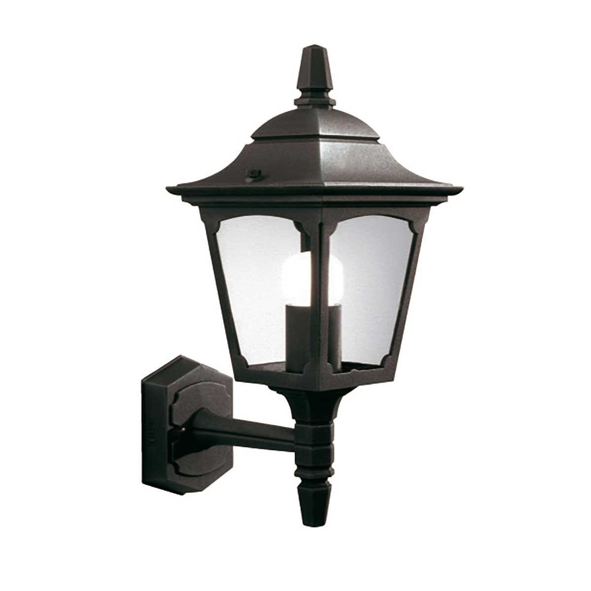 Elegant Black Chapel Mini Wall Lantern