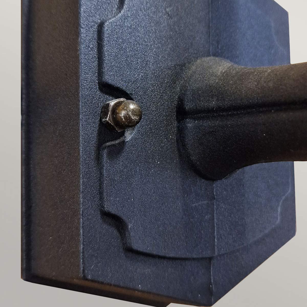 Elegant Black Chapel Mini Wall Lantern