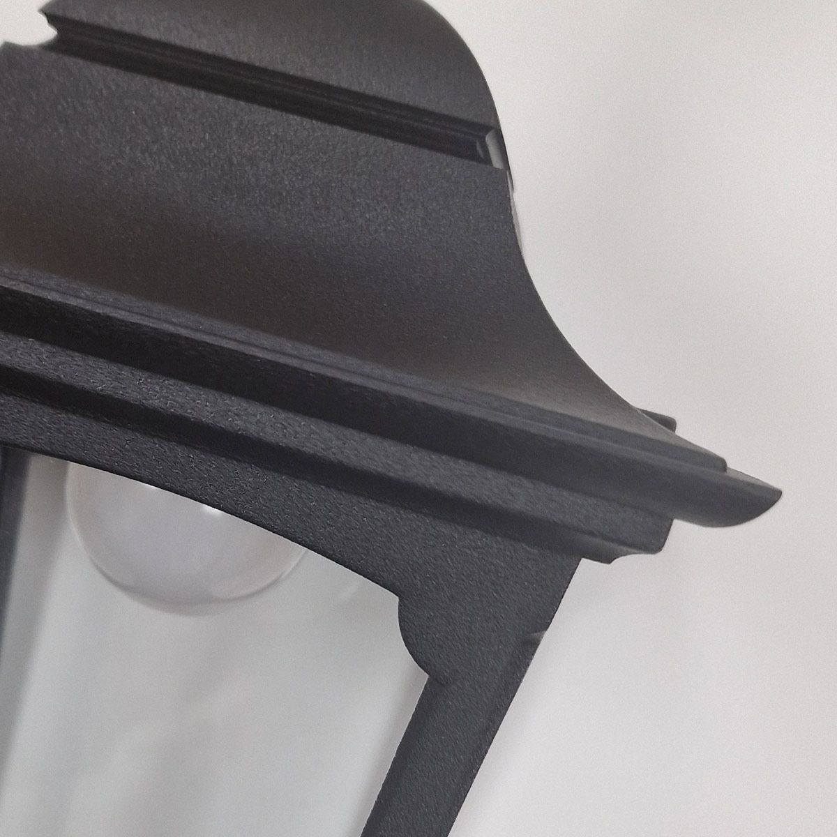 Chapel 1 Light Mini Chain Lantern Black