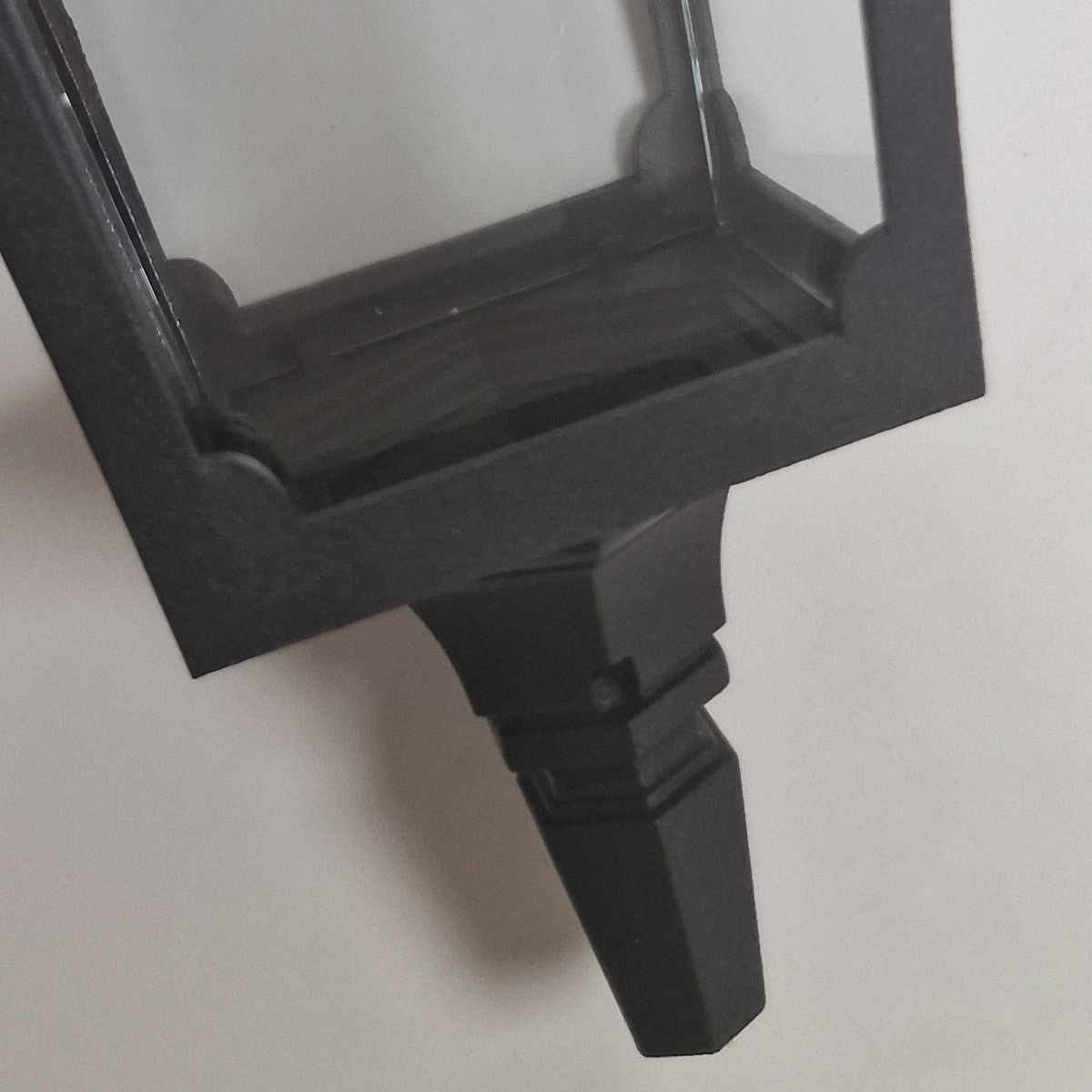 Chapel 1 Light Mini Chain Lantern Black