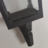 Chapel 1 Light Mini Chain Lantern Black