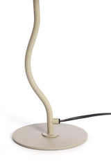 Elimo Matte Light Grey Table Lamp - 25x67 cm