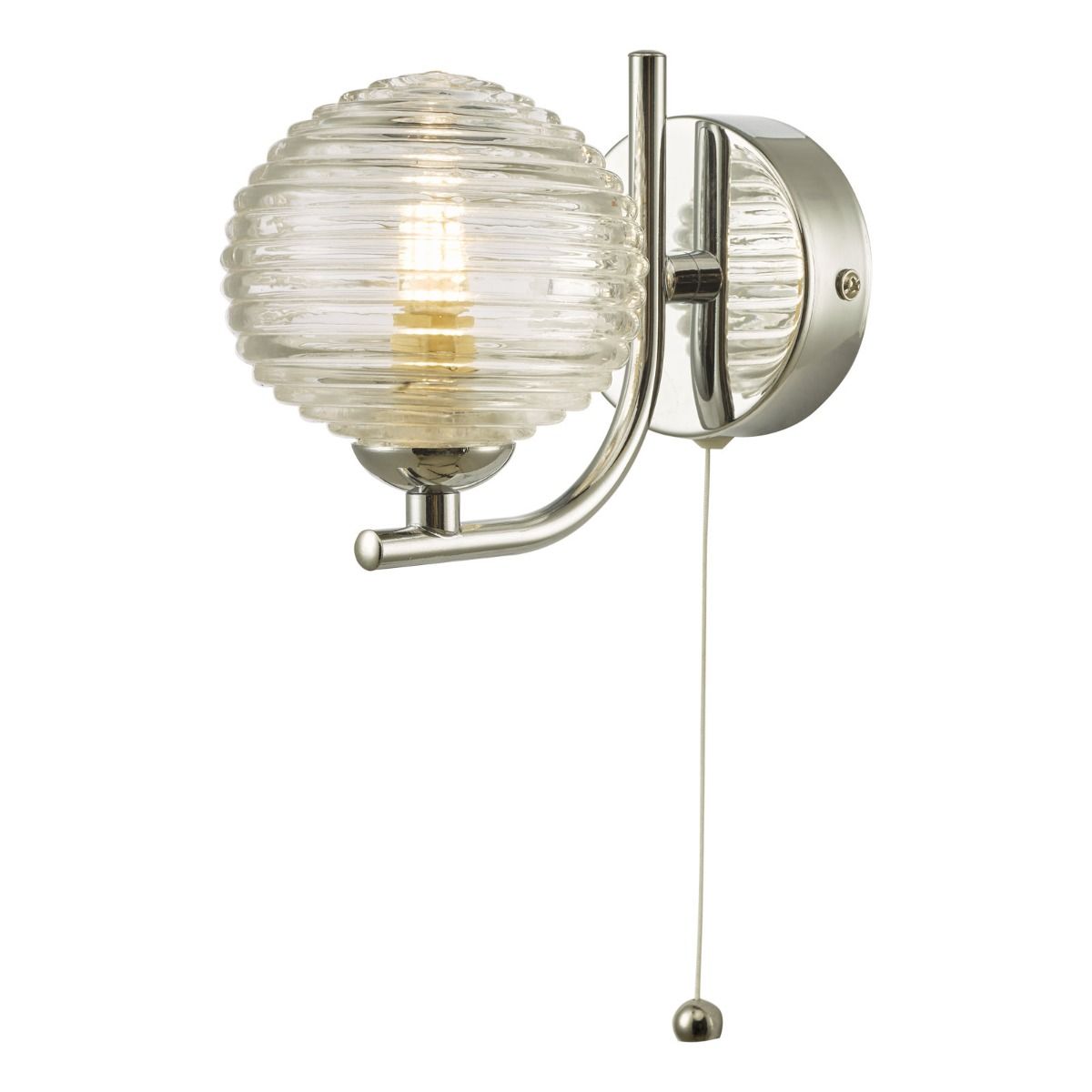 Cradle 1 Light Wall Light Polished Chrome Frame Only