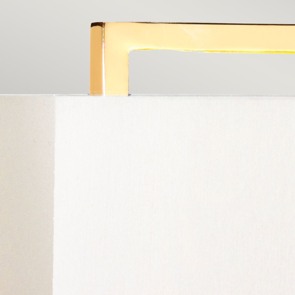 Cross Table Lamp - Ivory shade Polished Gold