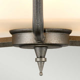 Iron Gate 3-Light Crown Pendant/Semi-Flush