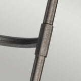 Iron Gate Elegance: Crown Dual Light Wall Fixture