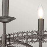 Regal Tri-Light Chandelier - Iron Gate Finish