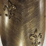 Crusader Dual Light Sconce in Burnished Bronze