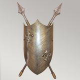 Crusader Dual Light Sconce in Burnished Bronze