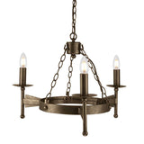 Cromwell Hand-Forged Wrought Iron Chandelier