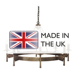 Cromwell Medieval Wrought Iron Ceiling Chandelier