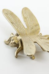 Gleaming Gold Dragonfly Decorative Accent 22.5x18x5 cm