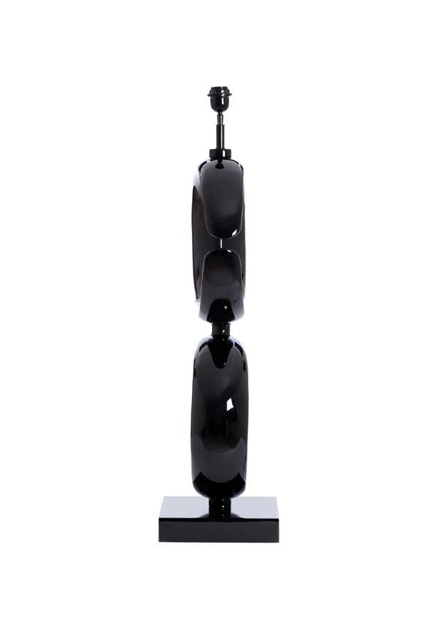 Elegant Tall Black Lamp Base 37x26x99 cm