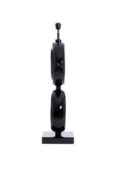 Elegant Tall Black Lamp Base 37x26x99 cm