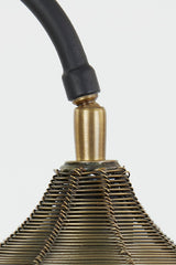 Elegant Alvaro Table Lamp - Antique Bronze & Matte Black Finish (27x20x61 cm)