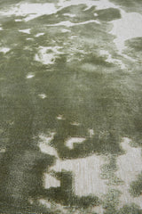 Olive Green & Light Grey Sjors Rug - 300x200 cm