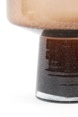 Elegant Brown Glass Vase Ø23.5x42 cm - Trasmo Collection