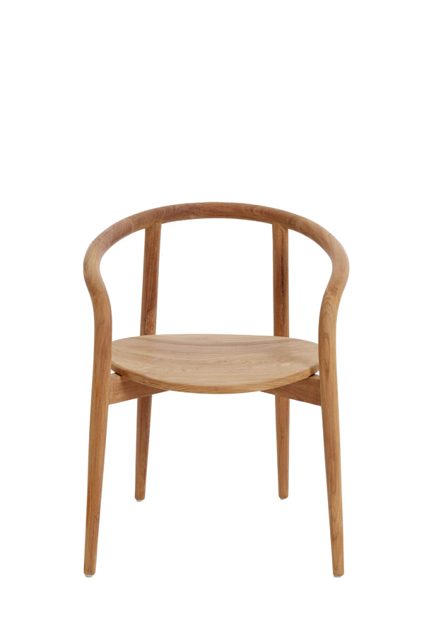 Natural Palca Wood Dining Chair - 59x53x74 cm