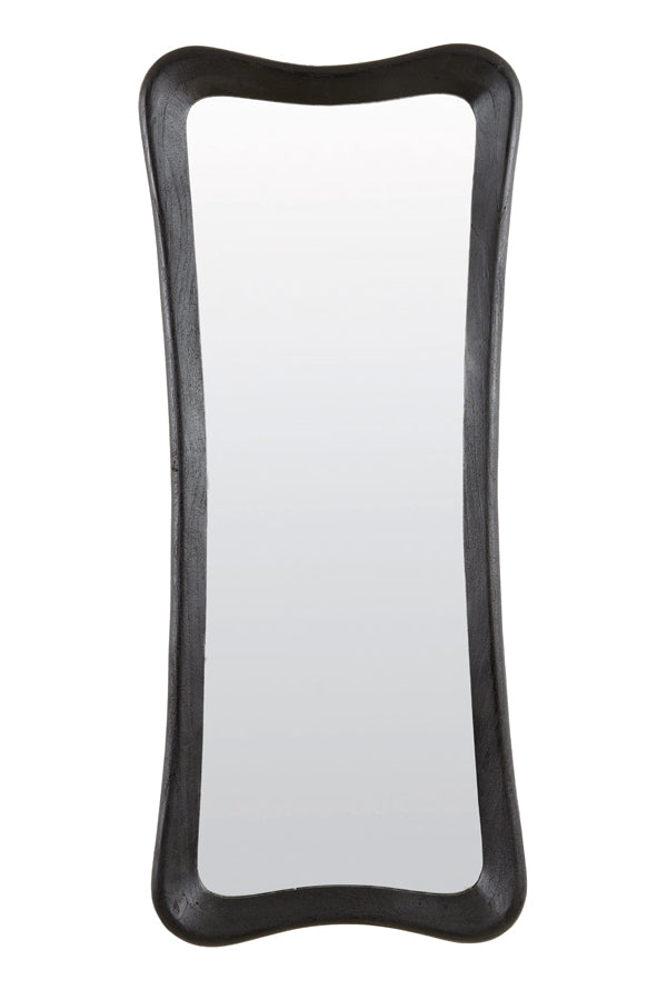 Mirror 160x68 cm Matte Black Alamos Wood Design