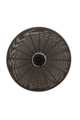 Rustic Modern Pendant Lamp - Matt Dark Brown Finish