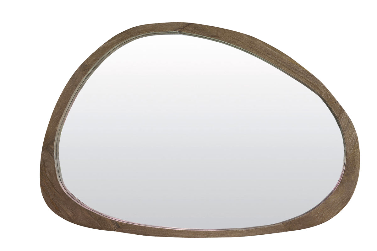 Elegant Sonora 120x5x80 cm Matte Dark Brown Mirror