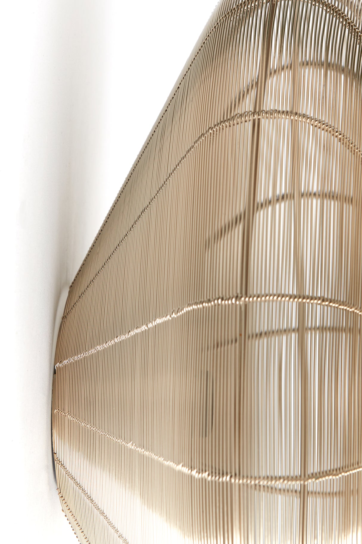 Elegant Light Gold Ceiling Fixture Ø51x18 cm