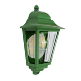 Deco Lane 1lt Half Wall Lantern Green