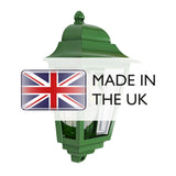 Deco Lane 1lt Half Wall Lantern Green