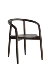 Sleek Black Wooden Dining Chair - 59x53x74 cm
