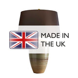 Demeter 1 Light Table Lamp Green and Brown Glaze