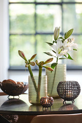 Matte Black Purcina Tealight Holder Ø20x17 cm