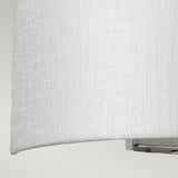 Cooper Medium Curved Wall Light with Polished Chrome Back Plate Polished Chrome