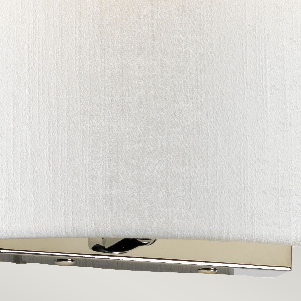 Cooper Medium Curved Wall Light with Polished Chrome Back Plate Polished Chrome