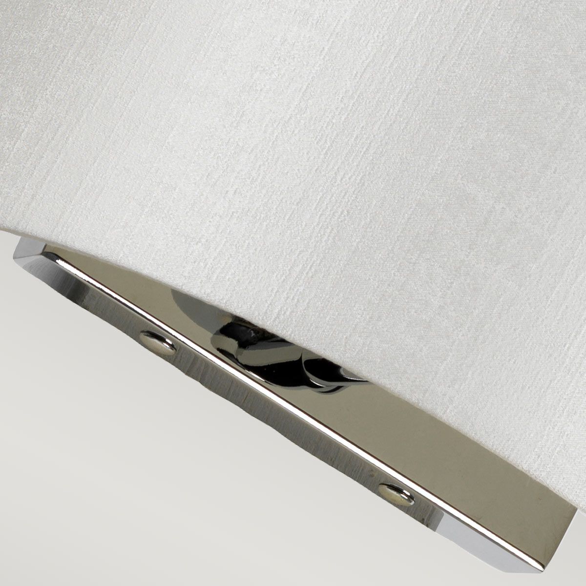 Cooper Small Curved Wall Light with Polished Chrome Back Plate Polished Chrome