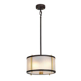 Museum Bronze Dual-Light Pendant - Contemporary Elegance