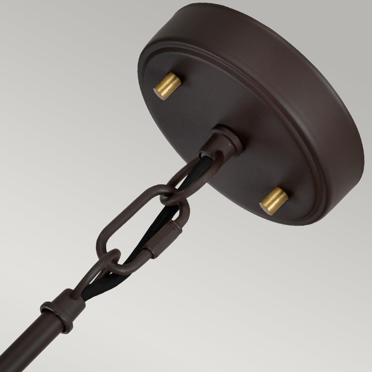 Museum Bronze Dual-Light Pendant - Contemporary Elegance