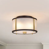 Museum Bronze Dual-Light Pendant - Contemporary Elegance